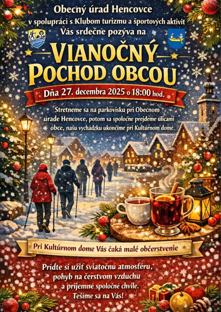 Vianočný pochod obcou 27.12.2025