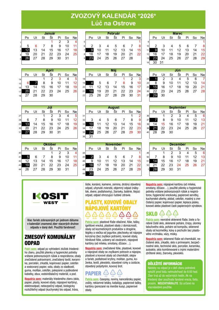 Odvoz komunálneho odpadu