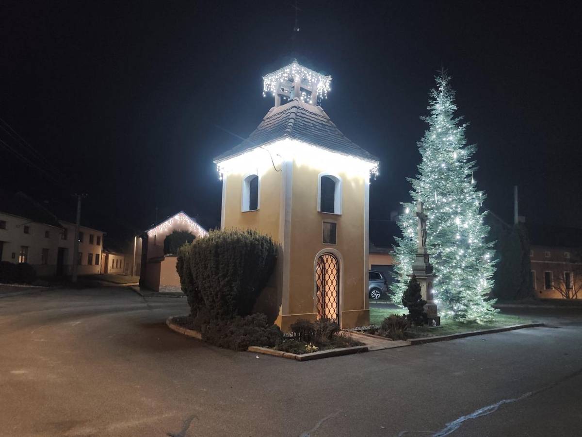 Podpořte vánoční stromeček z Vážan u Vyškova v anketě.