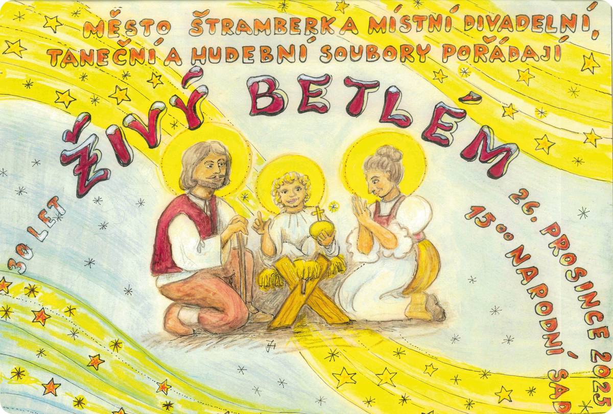 Připomínáme tradiční akce, které se uskuteční v příštím týdnu:   Živý Betlém, 26. prosince od 15 hodin, Národní sad Česká mše vánoční Jakuba J. Ryby „Hej, mistře…“, 28. prosince od 16 hodin, kostel sv. Jana Nepomuckého