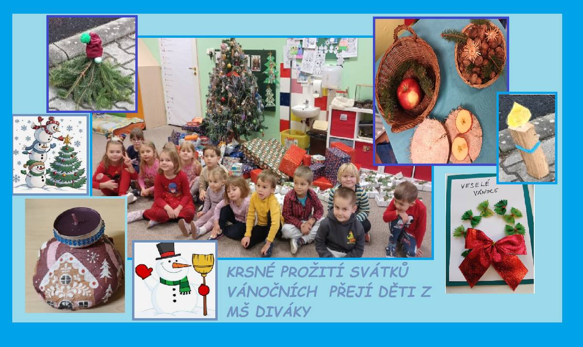 Společně se potkáme v MŠ po prázdninách v novém roce 5. 1. 2026.