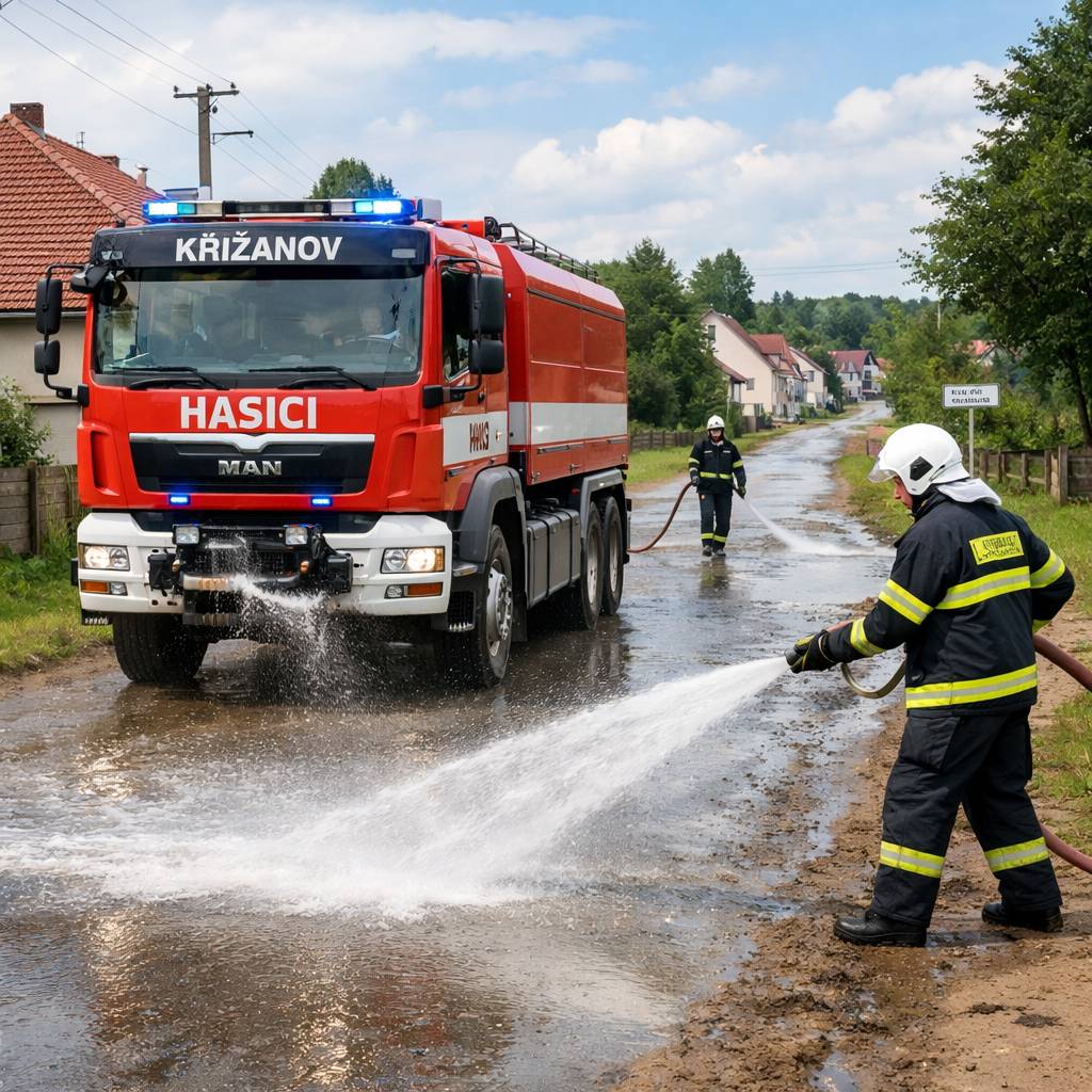 Během zítřka přijedou do naší obce hasiči z Křižanova s cisternou, kteří budou umývat silnice znečištěné blátem od traktorů. 👉 Prosíme občany, aby v uvedených úsecích nenechávali zaparkovaná auta, aby bylo možné silnici důkladně vyčistit. 🛣️ Trasa čištění:   od JZD po obecní úřad a značku obce Kadolec   odbočka na kopeček (č.p. 74, 41 a 64)   Děkujeme za pochopení a spolupráci. Obec Kadolec