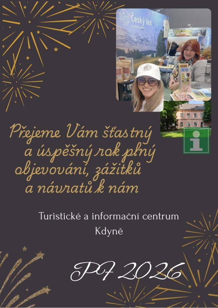 Přejeme Vám kouzelné vánoční svátky plné smíchu a malých radostí, které zahřejí u srdce. Ať nový rok přinese spoustu důvodů k úsměvu, splněná přání, odvážné sny i klidné chvíle, kdy se všechno zdá být tak akorát. Hodně štěstí, zdraví a dobré nálady po celý rok. Přejí Hani a Vladi z TIC.