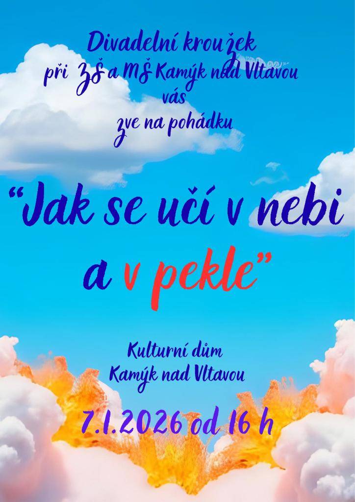Zveme Vás na divadelní představení, které bude 7. 1. 2026 od 16:00.