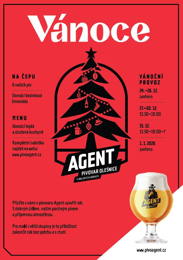 Vánoce a Silvestr u Agenta
