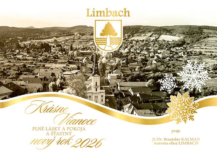 Vážení občania, oznamujeme, že dňa 31.12.2025 (streda) bude Obecný úrad Limbach z prevádzkových dôvodov otvorený do 11:30 hod. V prípade nevyhnutných záležitostí nás môžete kontaktovať na telefónne číslo +421 908 377 242. Ďakujeme za pochopenie.