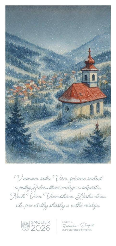 Vážení spoluobčania,  prajem Vám a Vašim rodinám pokojné a požehnané vianočné sviatky, prežité v zdraví, radosti, láske a vzájomnej pohode.