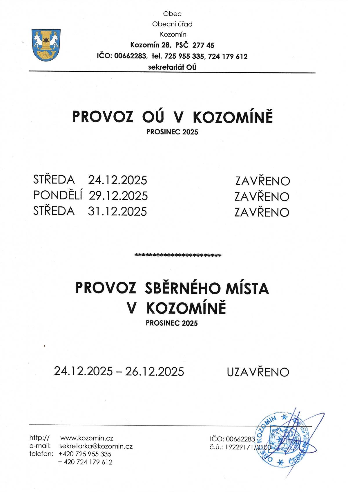 Dobrý den, zasíláme informace.