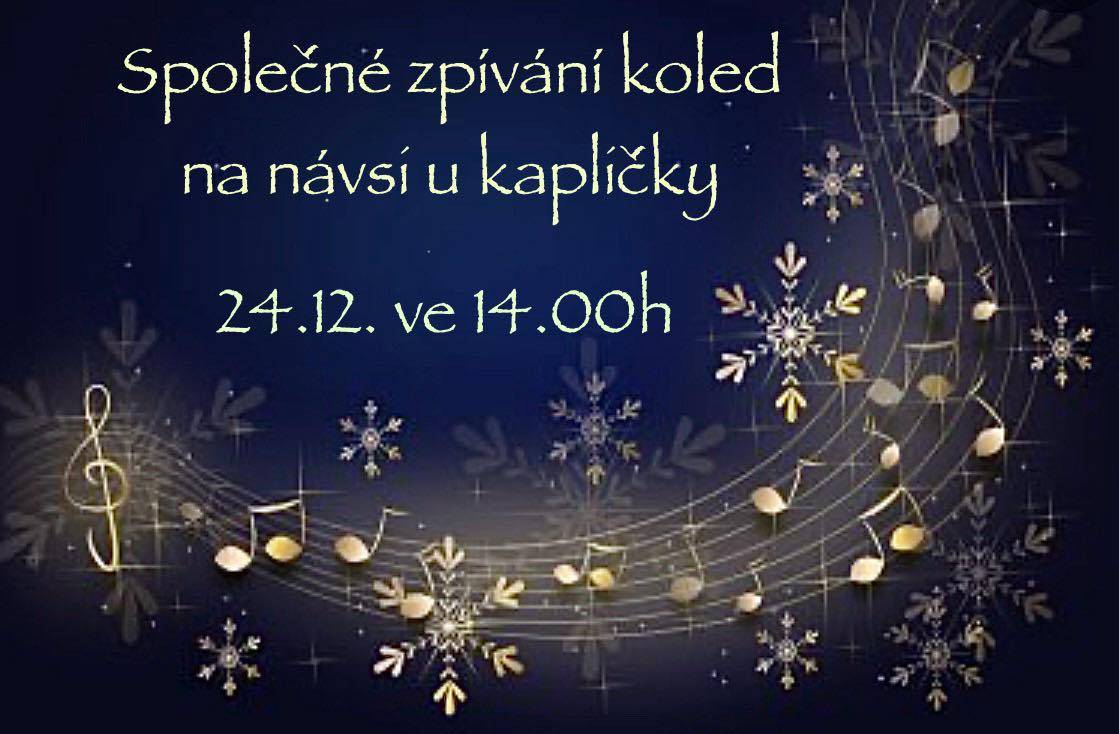Pokud se chcete před Štědrým večerem naladit, projít se do vedlejší vesnice a zazpívat si společně koledy, budete jistě vítáni v Lažanech u kapličky na tradiční zpívání koled.