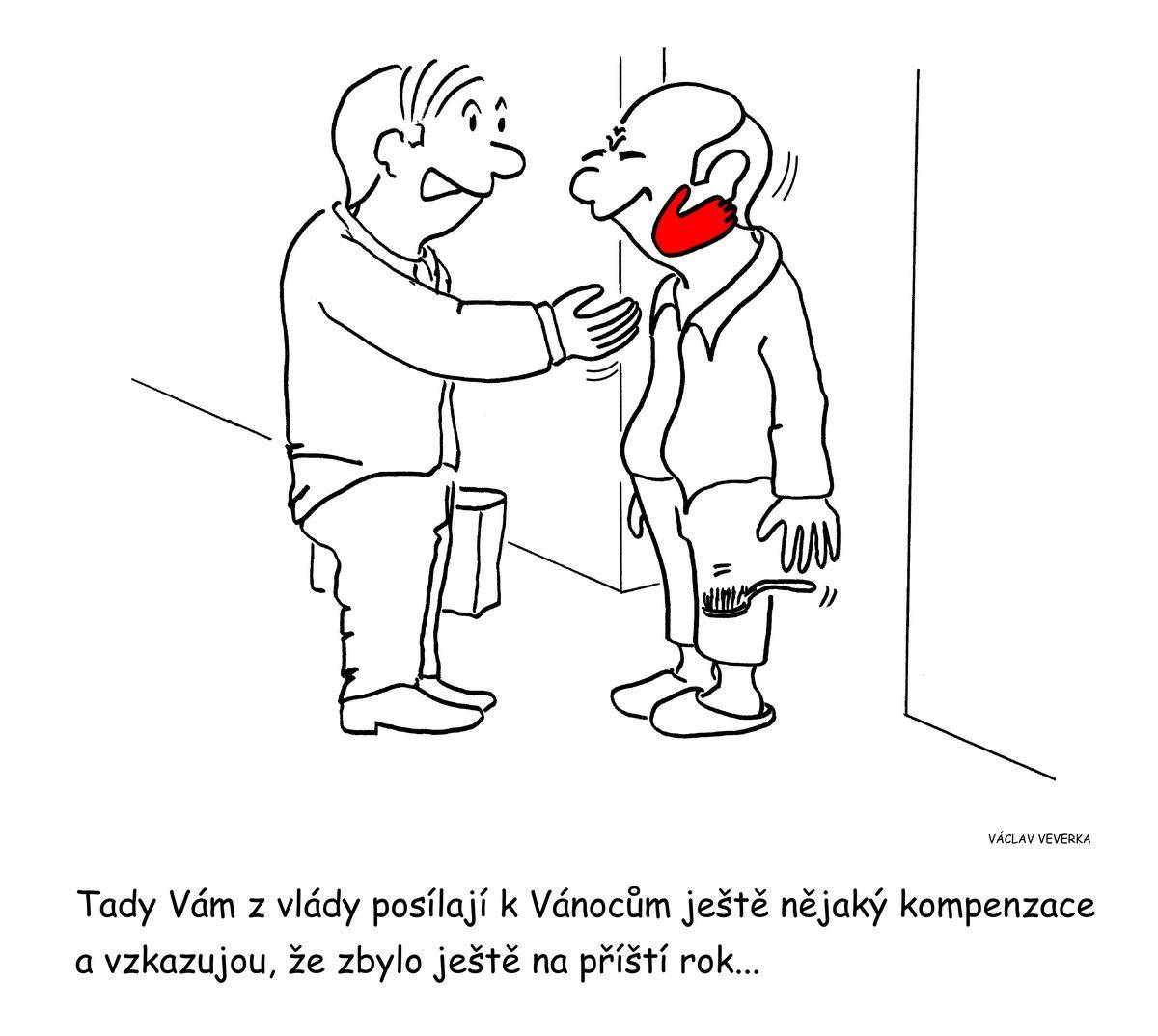 Jestli to je ještě od minulé nebo už od nové, netuším, ale prý dostane každý.