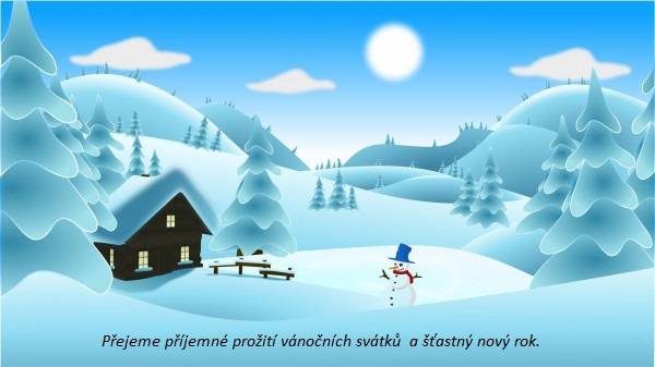 Přejeme příjemné vánoční svátky a šťatný nový rok 2026.