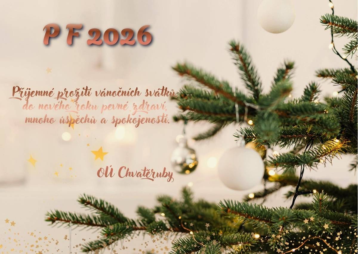 Příjemné prožití vánočních svátků, do nového roku pevné zdraví, mnoho úspěchů a spokojenosti. OÚ Chvatěruby