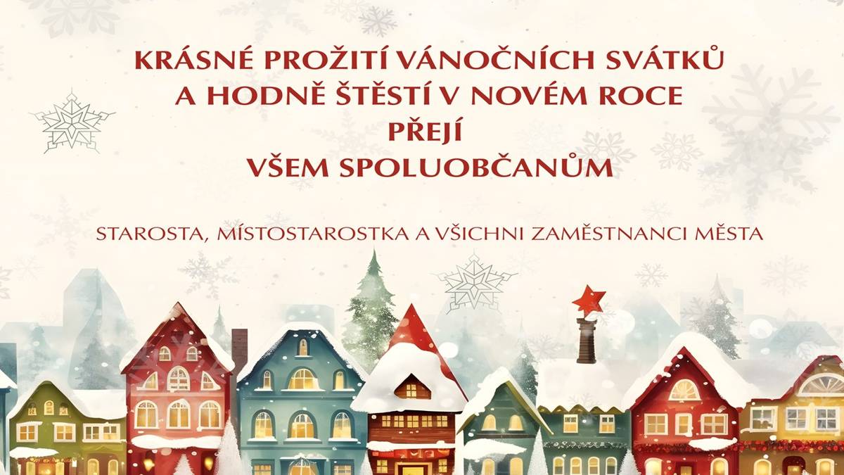 S přáním krásných Vánoc a všeho dobrého v novém roce – společně od nás všech.