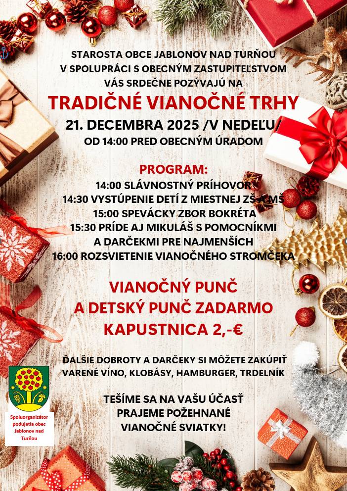 VIANOČNÉ TRHY - KARÁCSONYI VÁSÁR