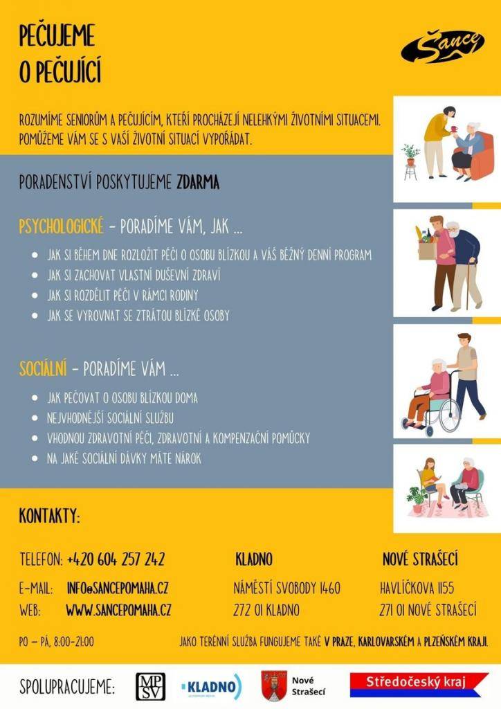 Rady zdarma pro seniory či pečovatele