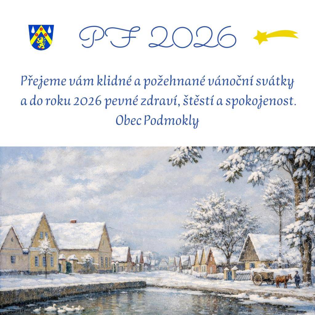 Přejeme vám krásné Vánoce a v novém roce hodně štěstí, pevné zdraví a mnoho radostných dnů.