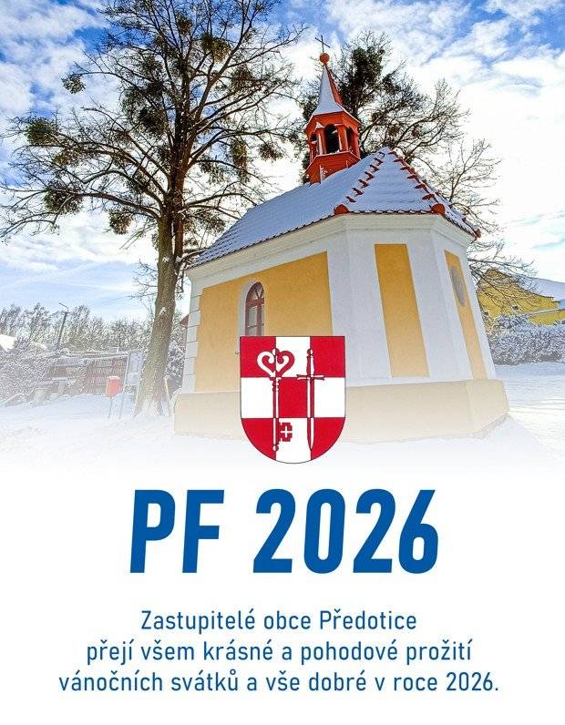 Přeji všem klidné prožití vánočních svátků a úspěšný vstup do nového roku. M. Volf, starosta