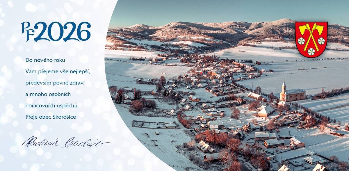 Obecní úřad bude v době vánočních svátků pro veřejnost uzavřen v následujícím termínu: od 23. 12. 2025 do 2. 1. 2026. V tomto období nebudou poskytovány žádné úřední služby. Provoz bude obnoven v pondělí 5. 1. 2026. Děkujeme za pochopení a přejeme všem klidné prožití svátků