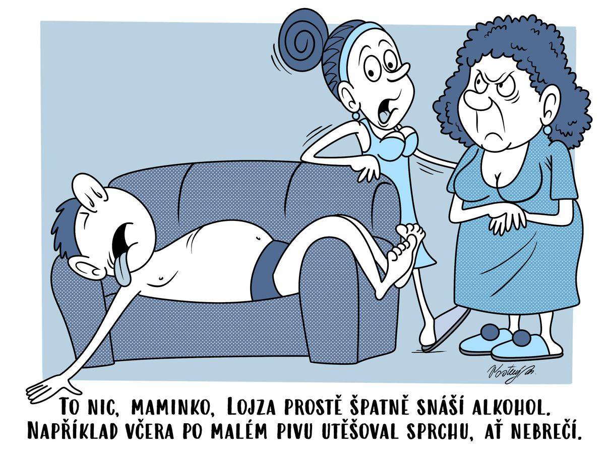 Nesnáší alkohol, přesto se opil