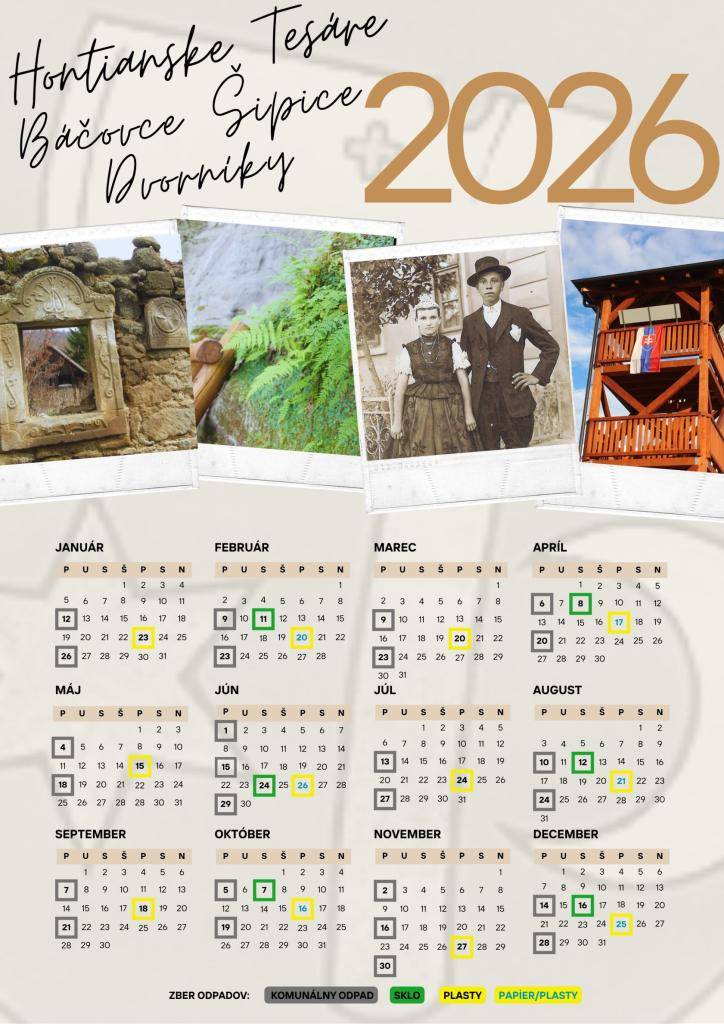 Vývozy, ktoré pripadnú na štátny sviatok sa vyvezú v nasledujúci deň, alebo budú presunuté na iný termín, o ktorom vás budeme informovať.