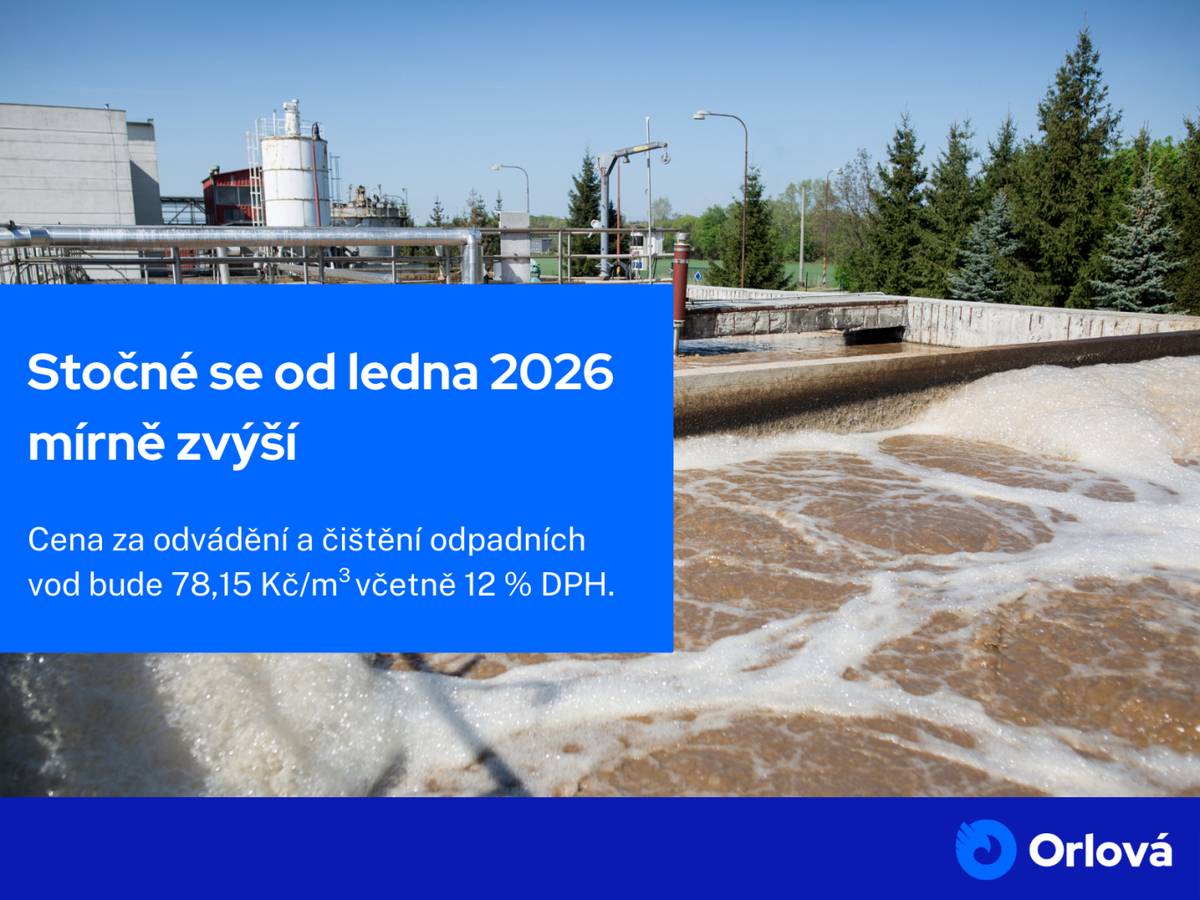 S účinností od 1. ledna 2026 bude cena za odvádění a čištění odpadních vod (stočné) činit 78,15 Kč/m3 včetně DPH. V ceně se odráží zvýšené náklady na opravy a obnovu vodohospodářské infrastruktury i provozní náklady. Do oblasti kanalizací a čistíren odpadních vod budou Severomoravské vodovody a kanalizace Ostrava příští rok in...