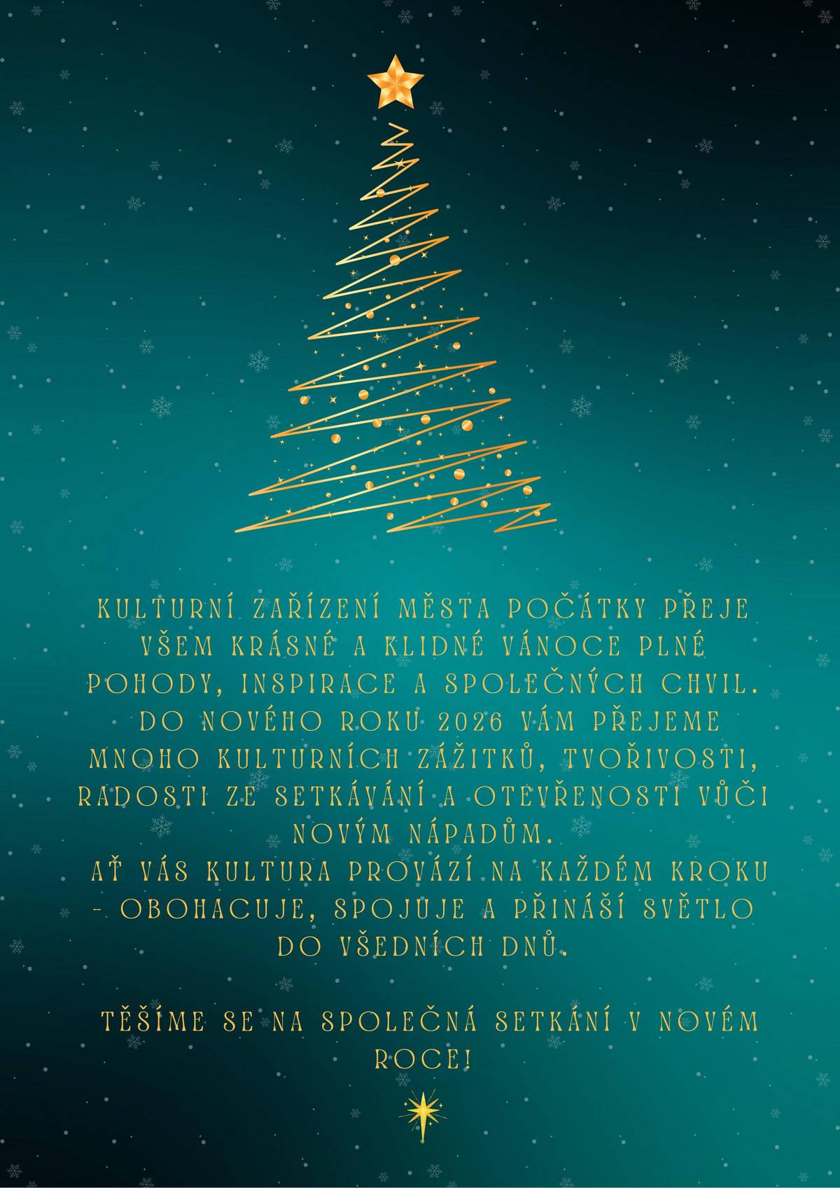 Přání k Vánocům KZM