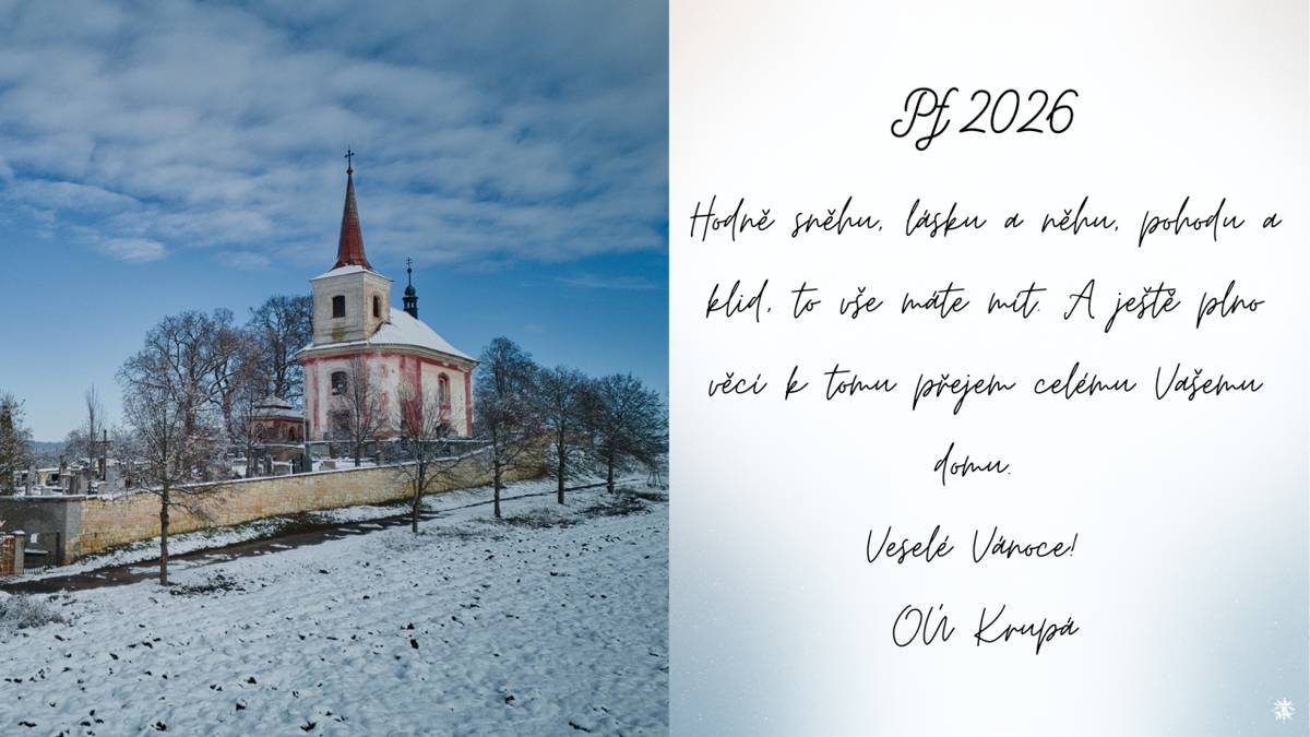 Veselé Vánoce a hodně štěstí, hlavně zdraví, v novém roce