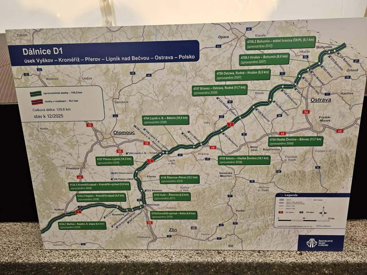 V pátek 19.12.2025 byl zprovozněn poslední úsek dálnice D-1, jehož dva úseky byly v předešlých letech zprovozněny v naší obci. Byli jsme u toho stejně jako náš hejtman i bývalý a nový ministr dopravy. Poslední úsek vysvětil otec František.