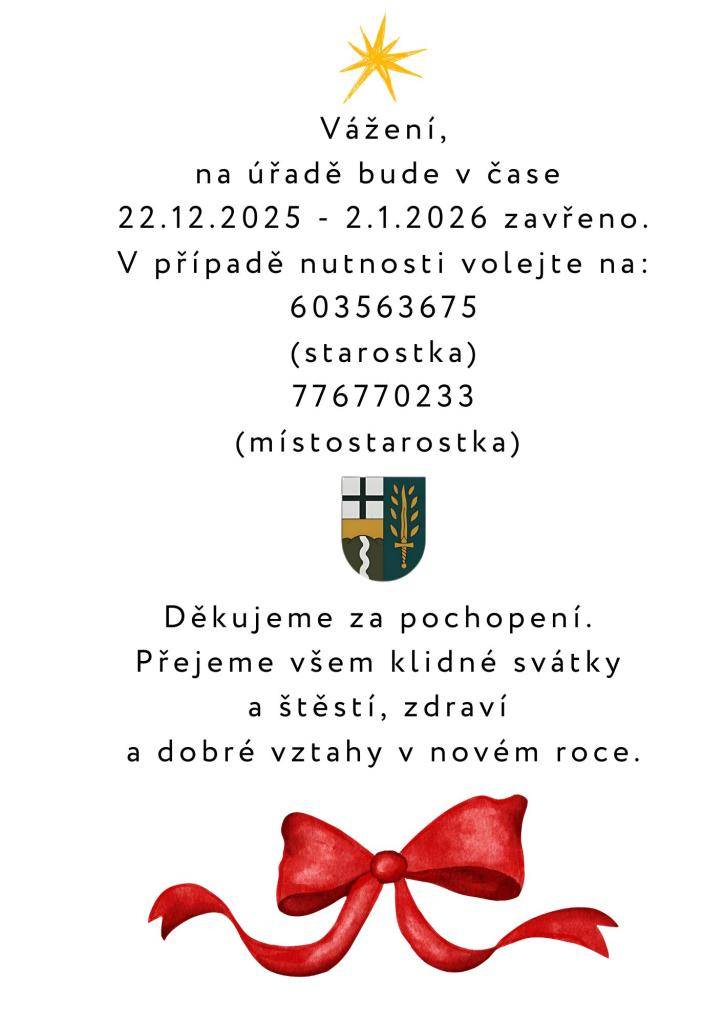 Děkujeme za pochopení. Vaše Blatno.