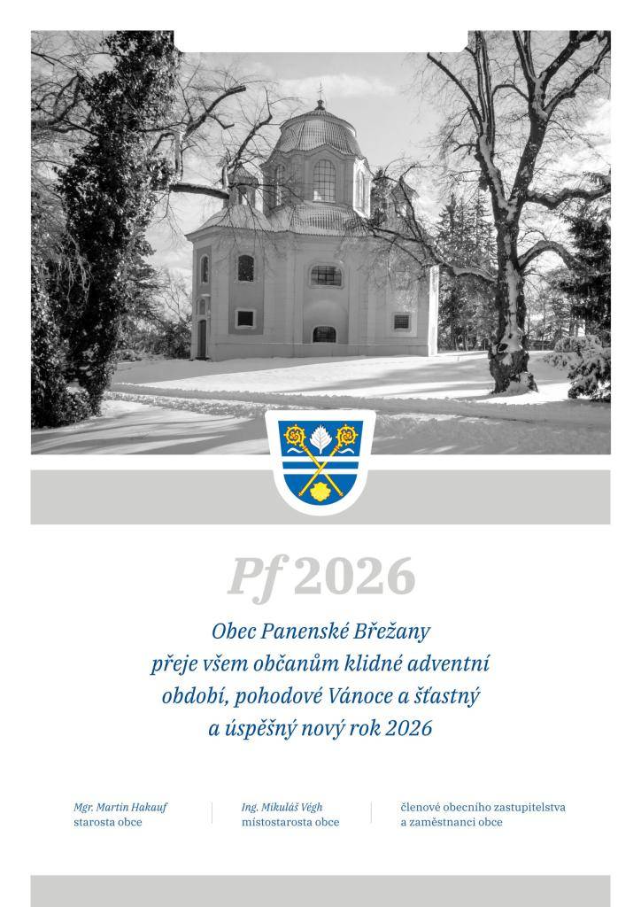 Přejeme Vám klidné vánoční svátky plné pohody a klidu a hodně zdraví a štěstí v novém roce 2026!
