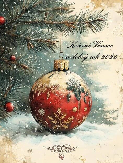 Přejeme Vám krásný 1. svátek vánoční.