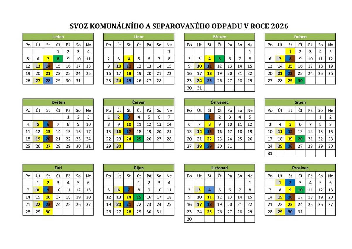 Harmonogram ke stažení zde.