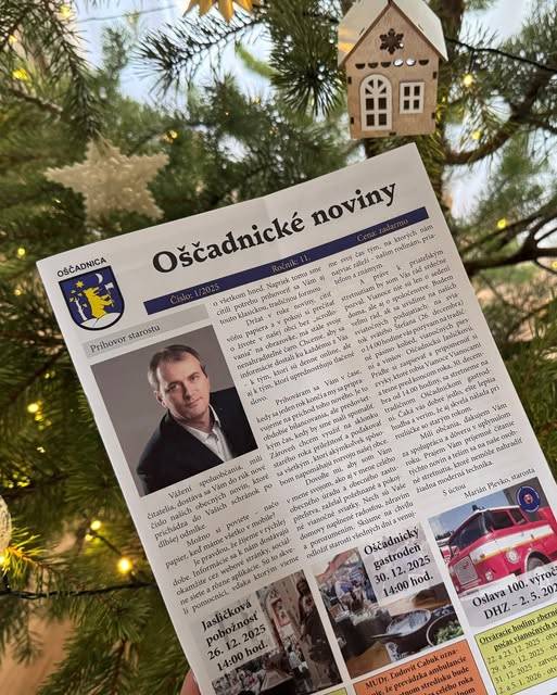 V týchto dňoch by ste si mali vo svojich poštových schránkach nájsť nové číslo Oščadnických novín.  Prečítať si ich môžete aj v elektronickej podobe.