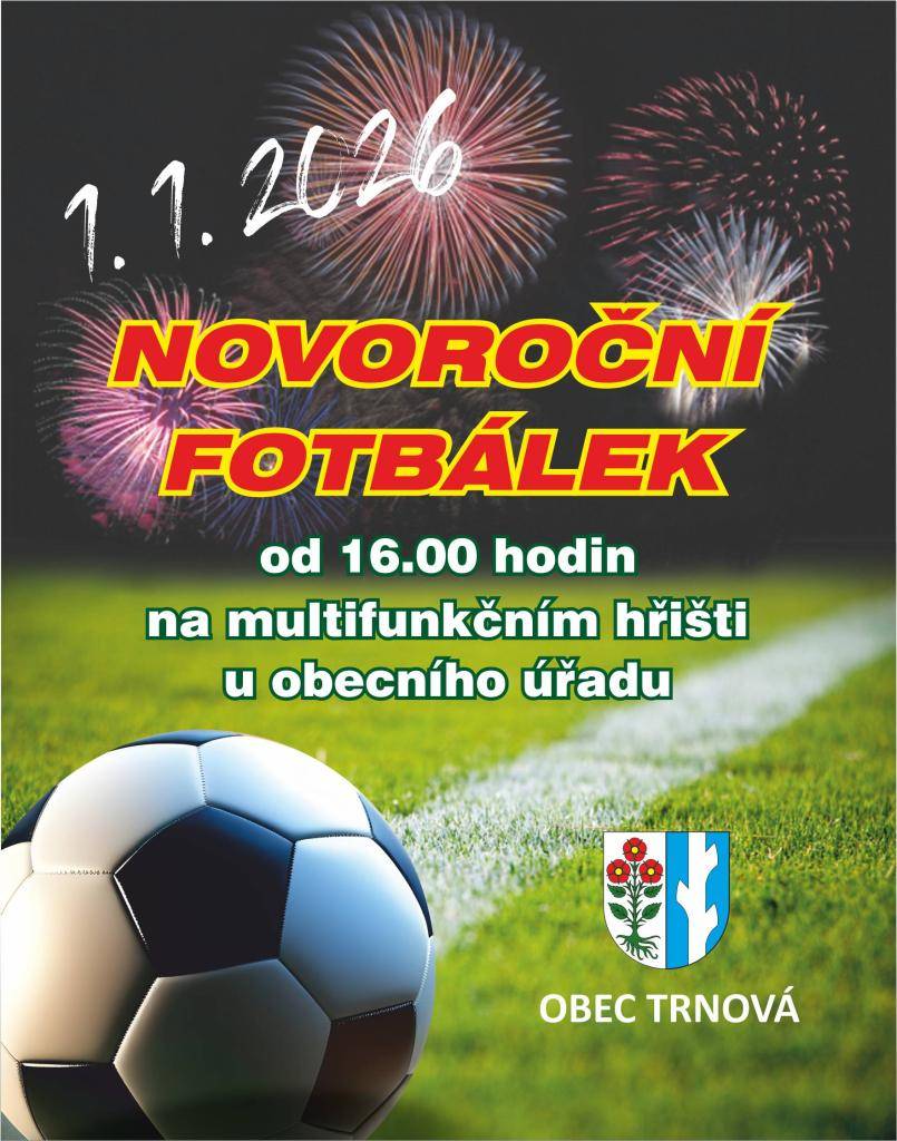 Jako každý rok si vás dovolujeme pozvat na novoroční fotbálek. Po fotbálku si skočíme na jedno orosený, abychom dodali tělu potřebnou výživu v podobě "PANGAMINU". :-))