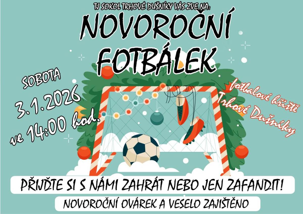 Novoroční fotbálek 3.1.2026