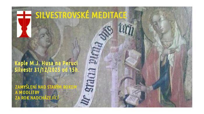 Zveme Vás na Silvestrovské meditace, které jsou zamyšlením na starým rokem a modlitbami za rok nadcházející. Budeme zapalovat 7 svící. Přijďte si zarozjímat v poslední den roku.