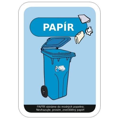 📢 Upozorňujeme občany, že zítra 29. 12. 2025 proběhne pravidelný svoz papíru. Prosíme, připravte popelnice k vyprázdnění včas. Děkujeme za spolupráci.