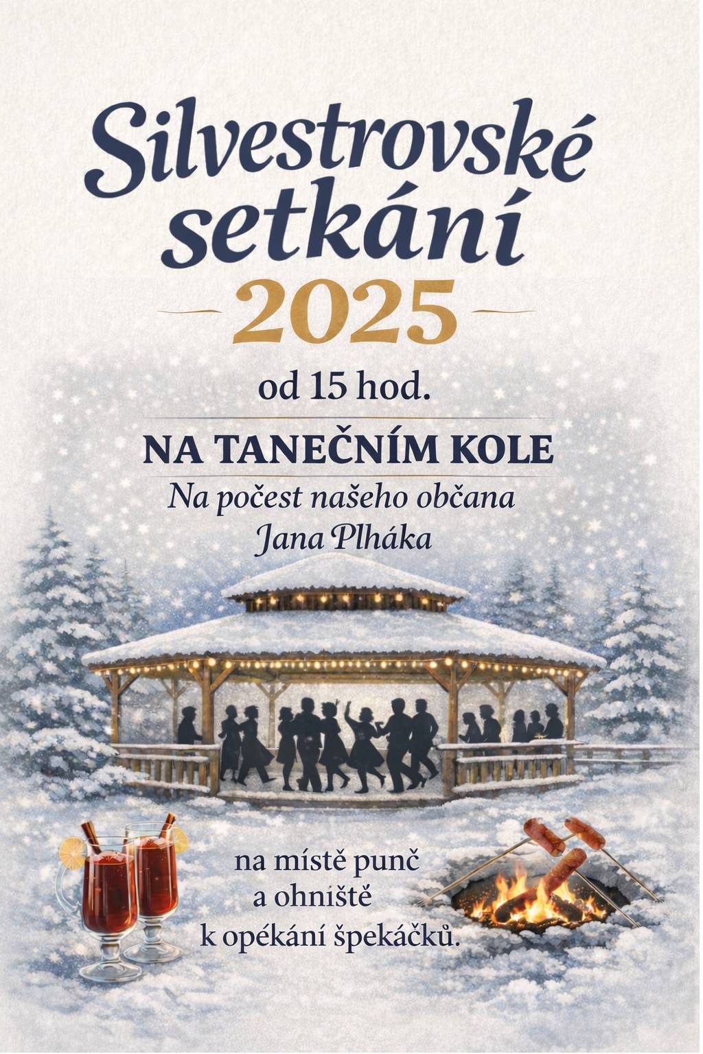 Přijďte se poslední den v roce pobavit se svými spoluobčany.