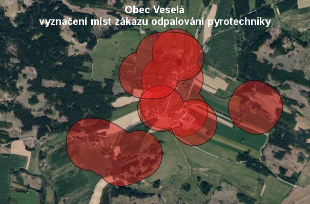 Od 1.12.2025 platí novela zákona č. 344/2025 Sb., která přináší významná omezení v používání zábavní pyrotechniky. I na mapě naší obce jsou velké plochy, na kterých je odpalování pyrotechniky zakázané. Vyzívám a doporučuji všem, aby tento zákaz respektovali. Děkuji. FPE, starosta