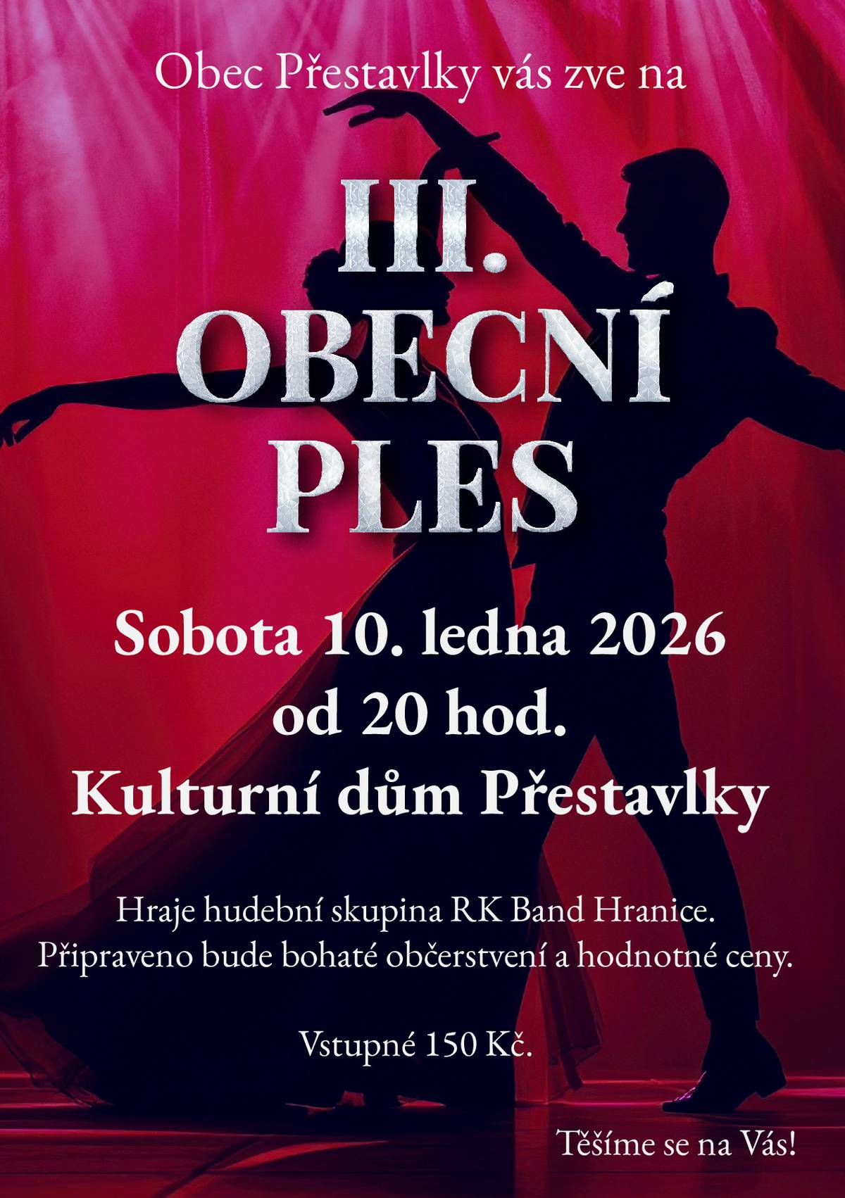 Obecní ples Přestavlky