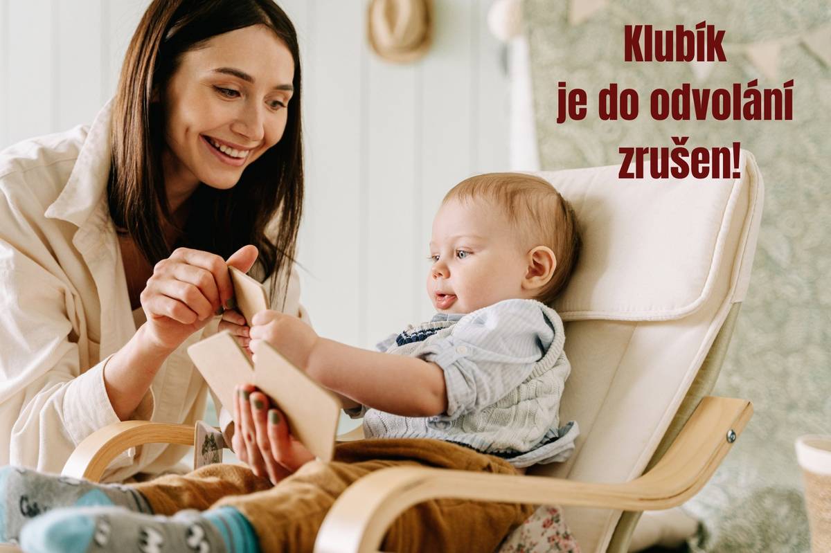 Vážení rodiče, Klubík v knihovně musíme ze zdravotních důvodů až do odvolání zrušit.  Jakmile se věci dají do pořádku, budeme vás informovat.  Děkujeme za pochopení.