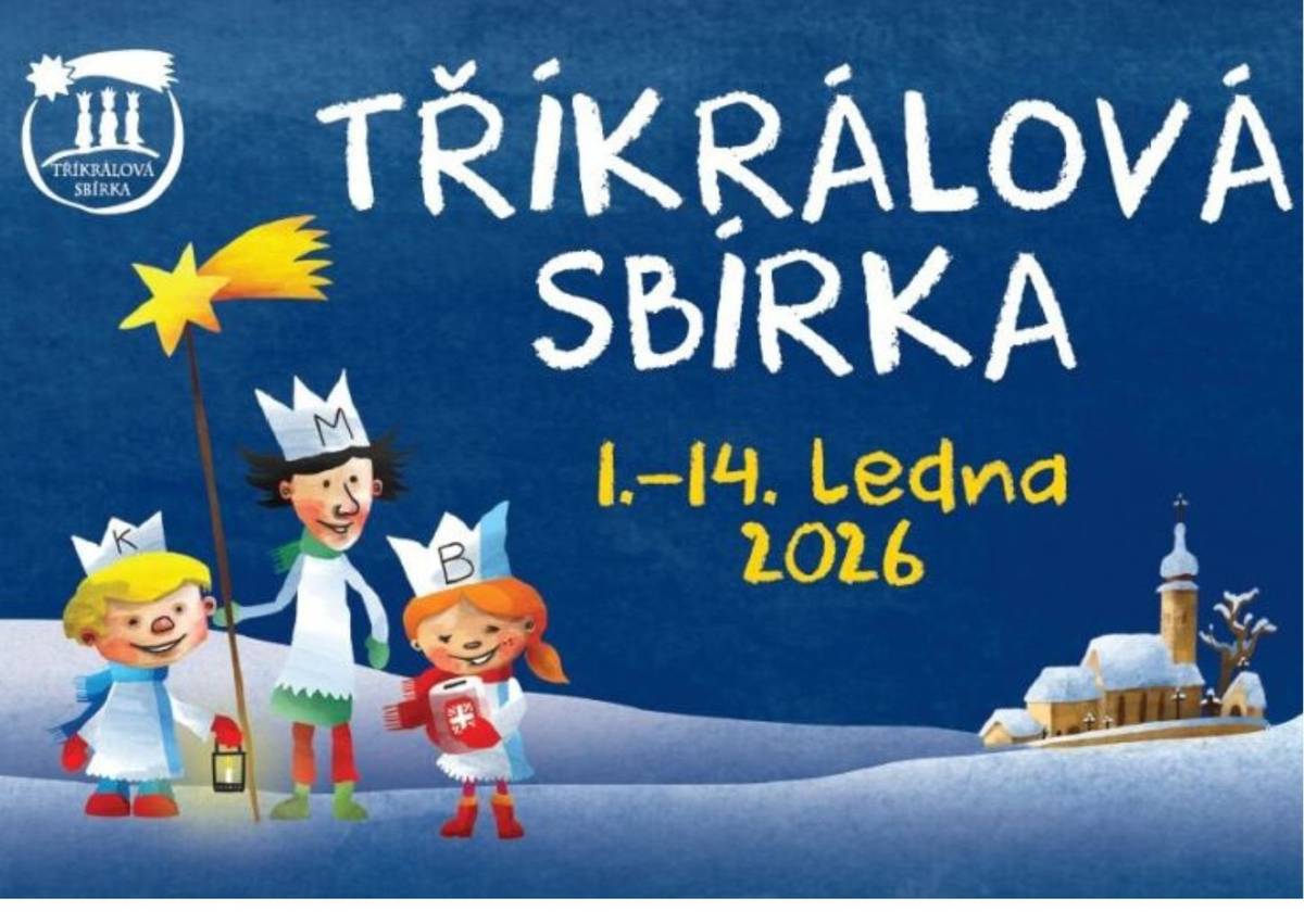 Tradičně, začátkem ledna, projdou obcí "Tři králové." V sobotu 3.1.2026 ve 13:00 začnou v horní části obce. V týdnu pak budou koledníci procházet postupně další části Valkeřic v odpoledních hodinách. Sbírku ukončí v sobotu 10.01.2026. Předem všem děkujeme za případné příspěvky.