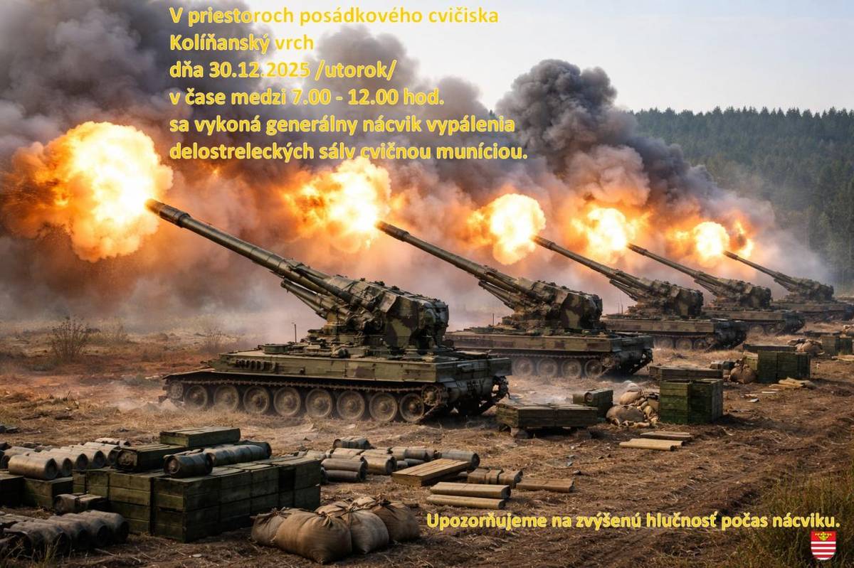 Nácvik delostreleckých sálv    Tüzérségi gyakorlat