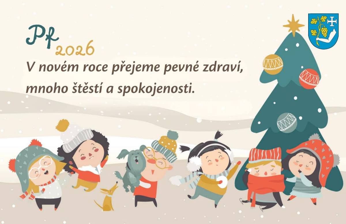 Obec Hýsly přeje všem občanům pevné zdraví, klid, pohodu a mnoho dobrých dní v novém roce 2026.