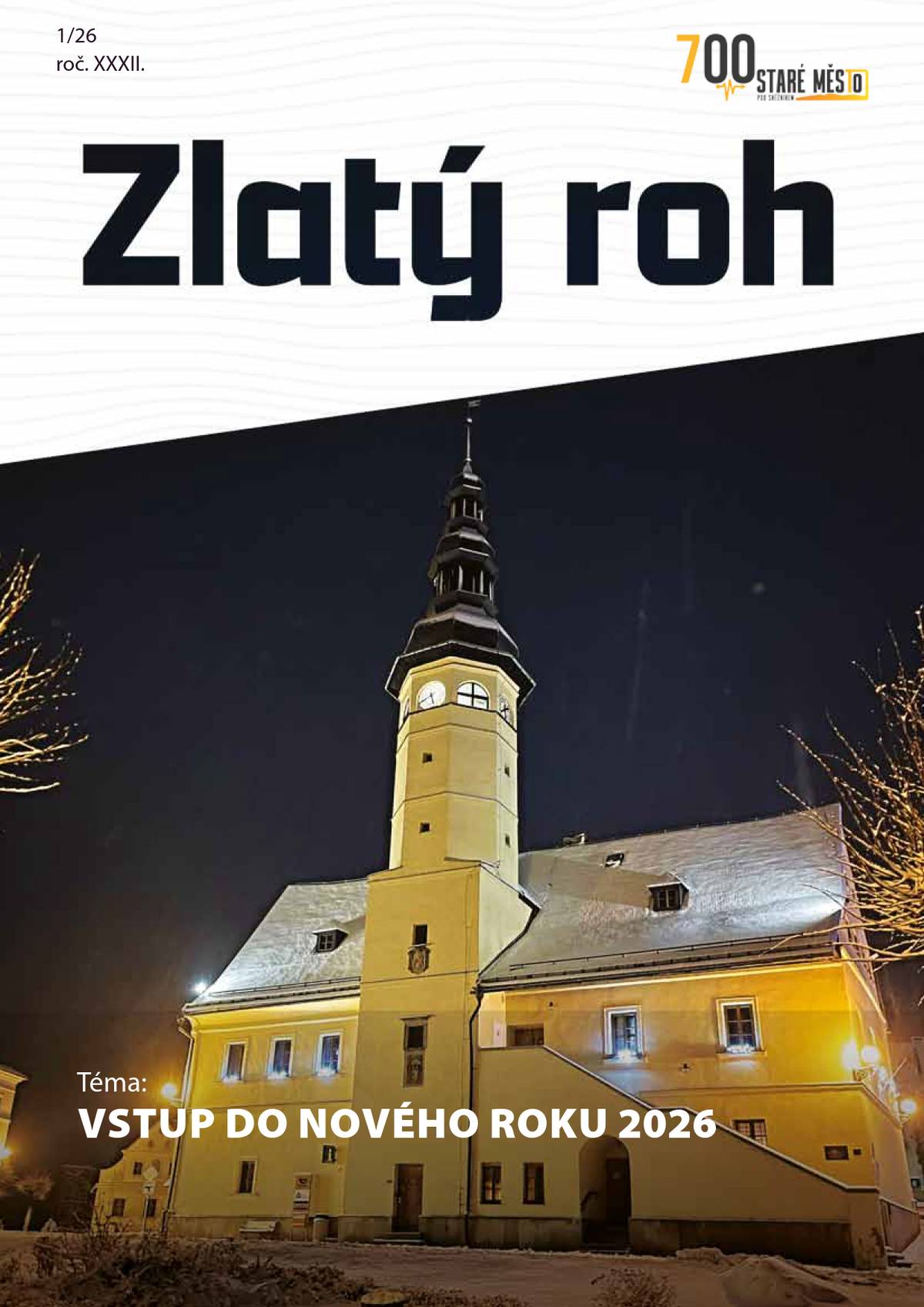 Vážení občané, zasíláme vám lednové vydání měsíčníku Zlatý roh. Všechna předešlá vydání je možné stáhnout ze stránky https://www.mu-staremesto.cz/mesto/zpravodaj-zlaty-roh-1/. Přejeme příjemné čtení.