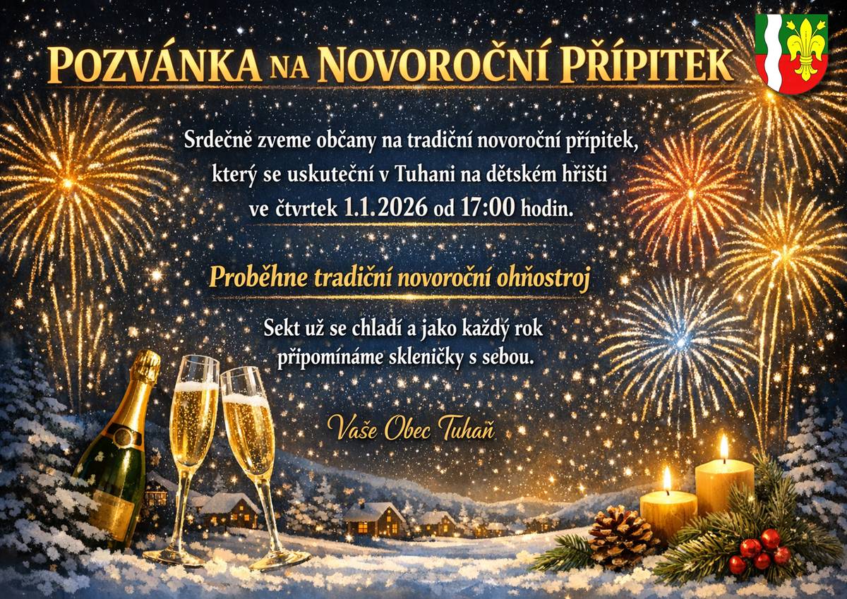 Tradiční obecní novoroční ohňostroj bude !!!