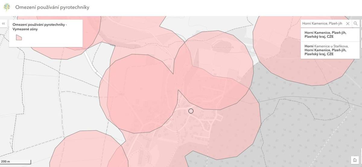 Použití zábavní pyrotechniky na území obce Horní Kamenice podle zákona č. 344/2025 Sb.