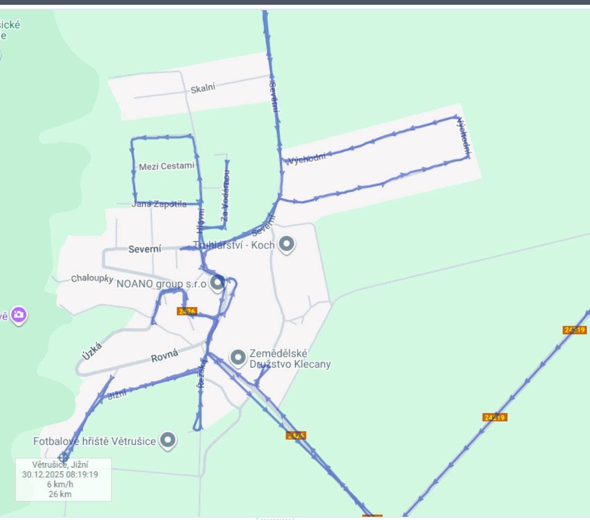 Vážení spoluobčané, Bohužel, v některých lokalitách nebyl dnes proveden svoz komunálního odpadu. V úterý 06.01.2026 firma FCC počítá se svozem veškerého komunálního odpadu nad rámec nádob v těchto lokalitách  (viz.mapa). OÚ Větrušice