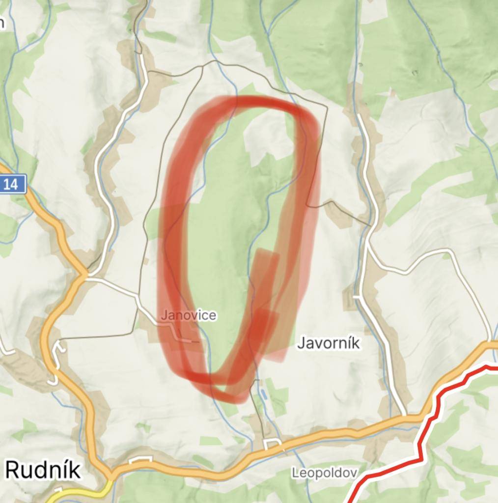 Myslivecký spolek Janovice-Rudník upozorňuje, že v lokalitě Dlouhý les - Janovice, Javorník bude zítra 31.12.2025 probíhat společný lov.