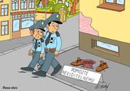 Nezvyklý žebrák vylekal policii